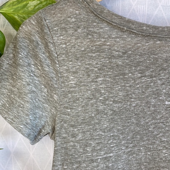 2/$15 Free People Black Lace Peplum Tee - Picture 7 of 8